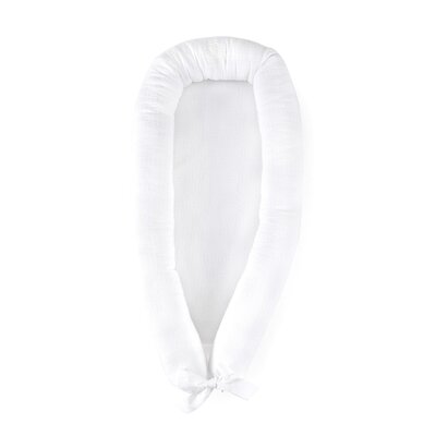 Baby slaapnestje - gewafeld Cotton white