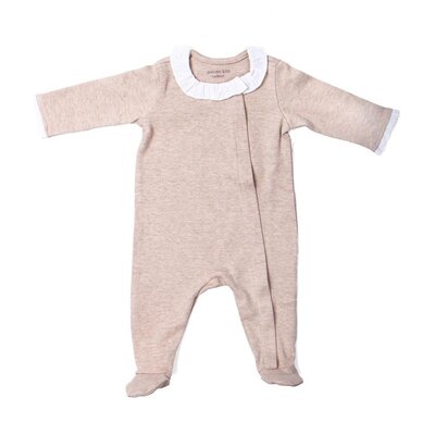 Babypakje Chevron - meisje Light camel