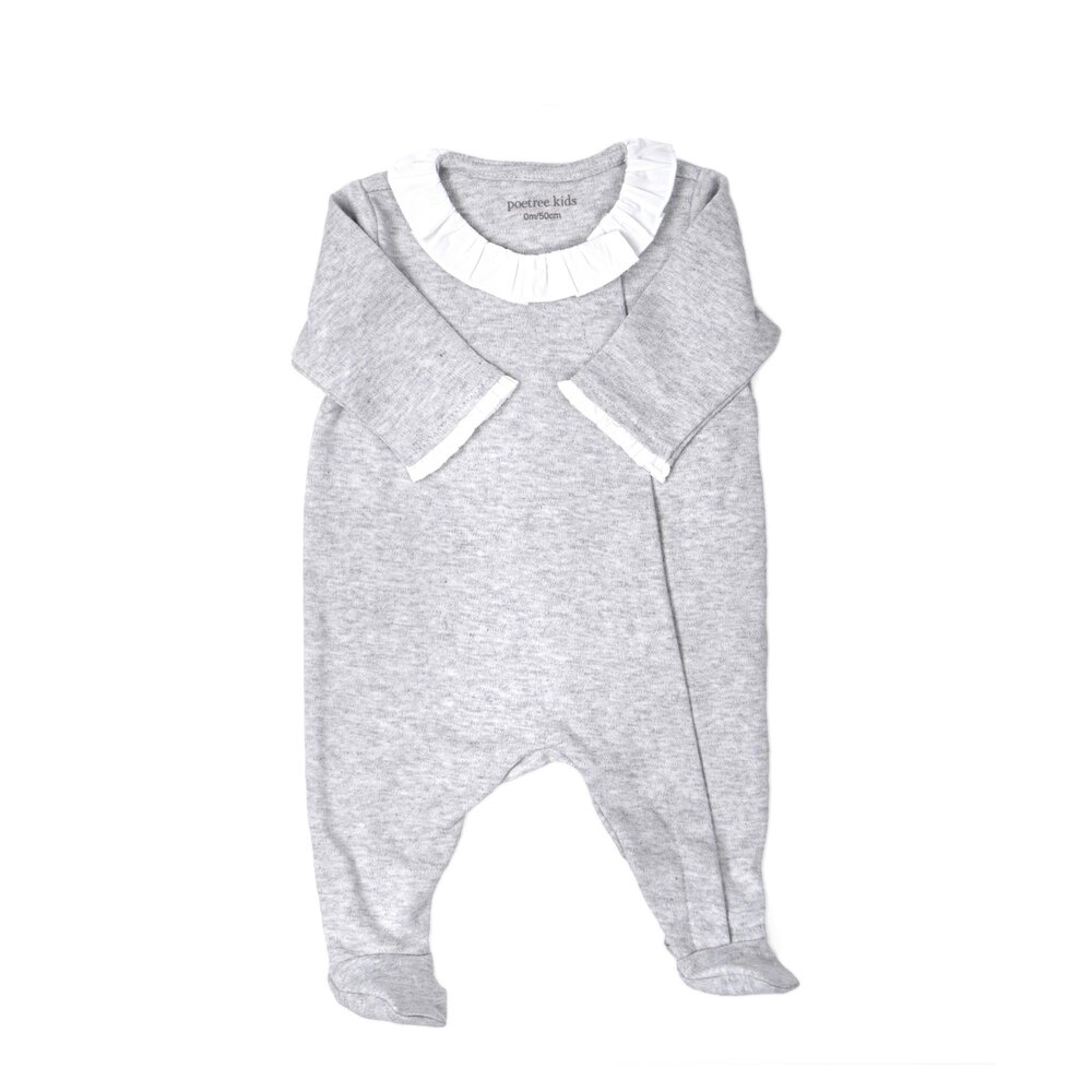 Babypakje Chevron - meisje Grey