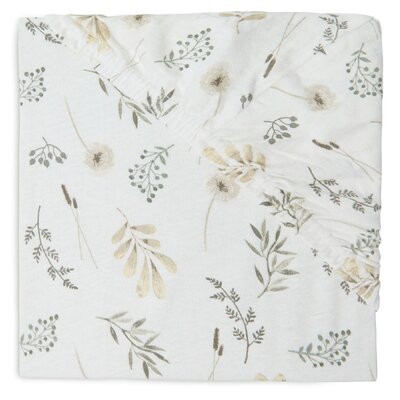 Hoeslaken Wieg Jersey 40/50x80/90cm Wild Flowers