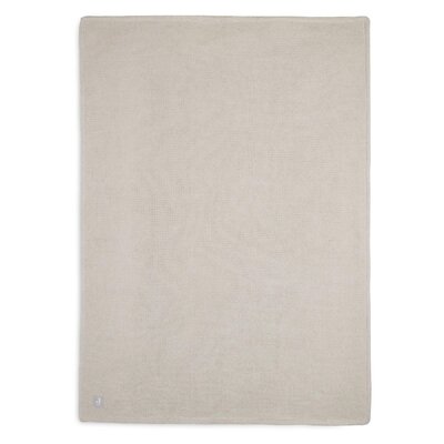 Deken Wieg 75x100cm Basic Knit Nougat/Fleece