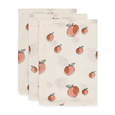 Hydrofiel washandje hydrofiel (3pack) Peach