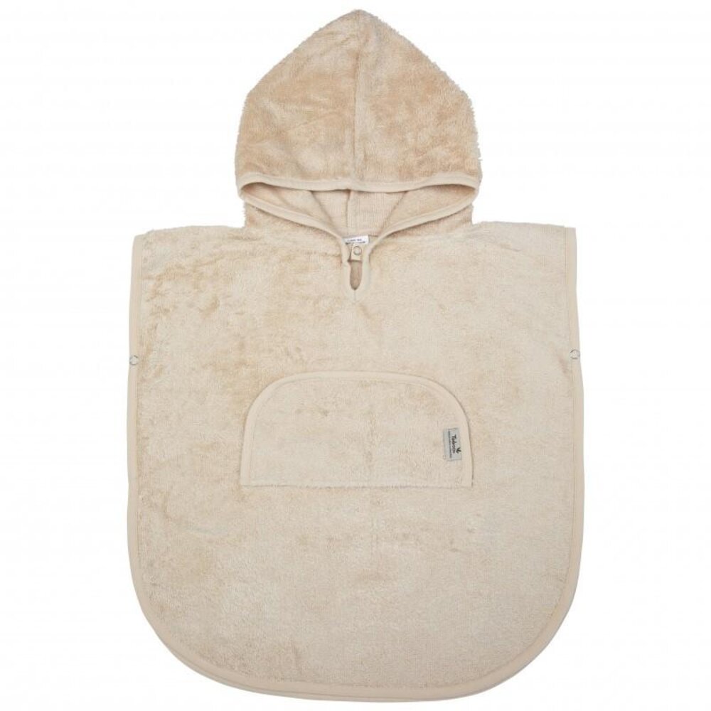 Poncho v-neck (1-4y) Frosted almond