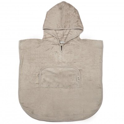 Poncho v-neck (1-4y) Feather grey