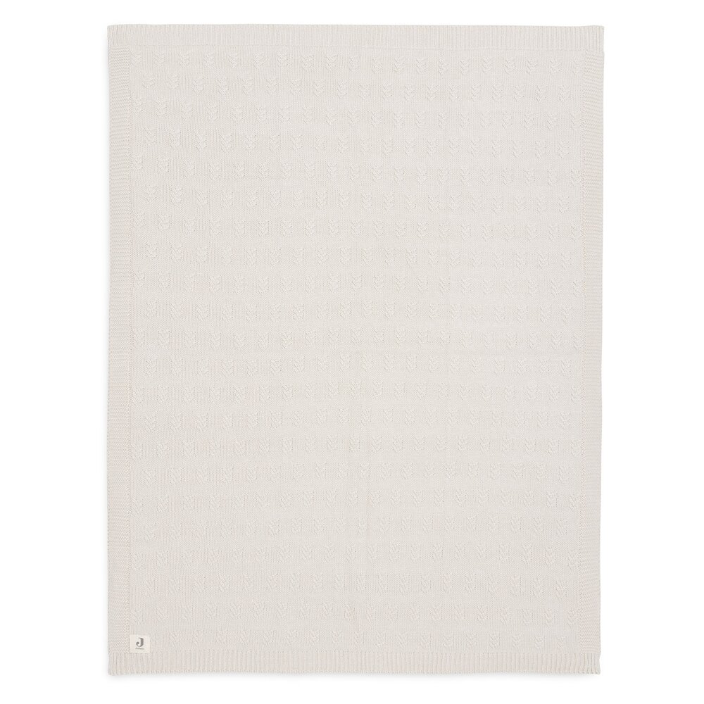 Deken Wieg 75x100cm Grain Knit Oatmeal