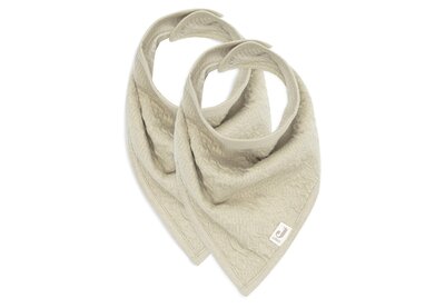 Slab Bandana Soft Waves - 2 Stuks Olive green