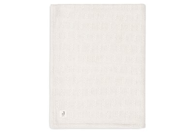 Deken Wieg 75x100cm Grain Knit Oatmeal/Velour