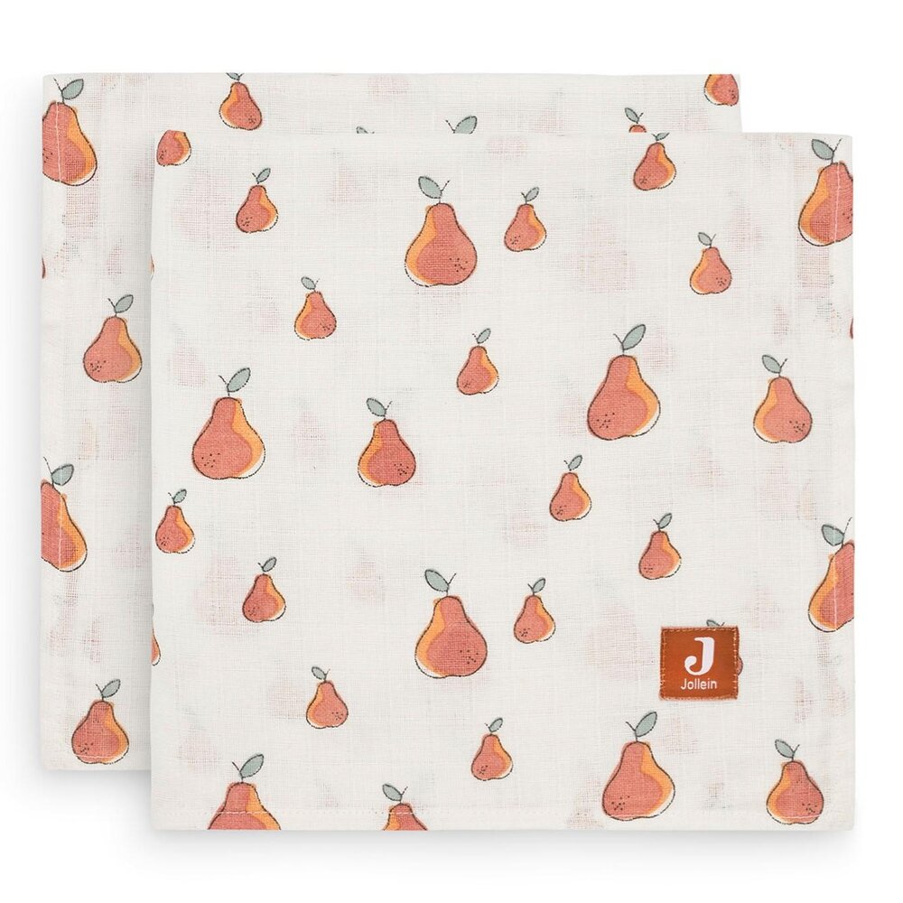 Hydrofiele Doek Large 115x115cm - 2 stuks Pear