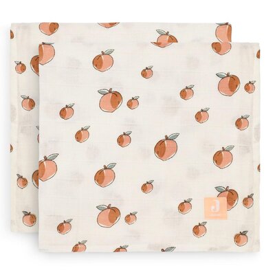 Hydrofiele Doek Large 115x115cm - 2 stuks Peach