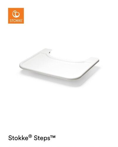 Step baby set tray white