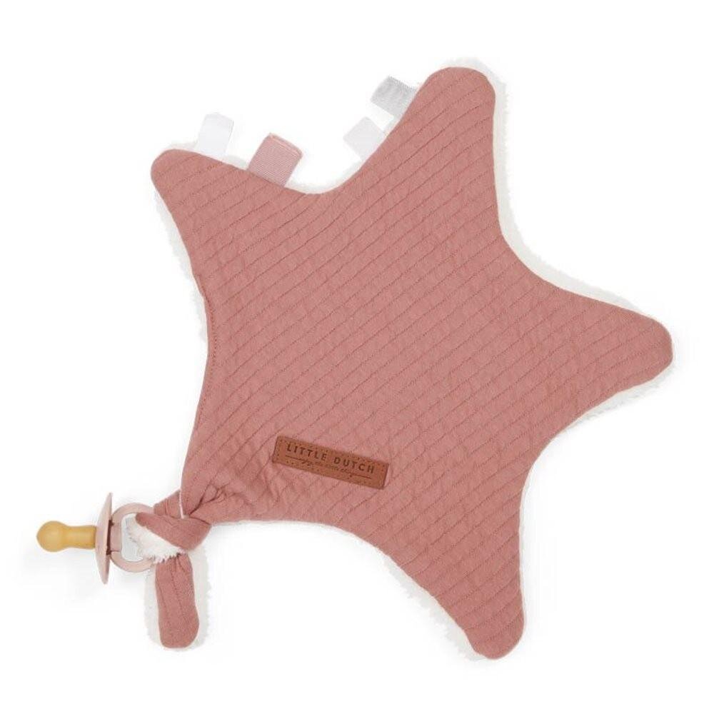 Knuffeldoek ster Pure Pink blush