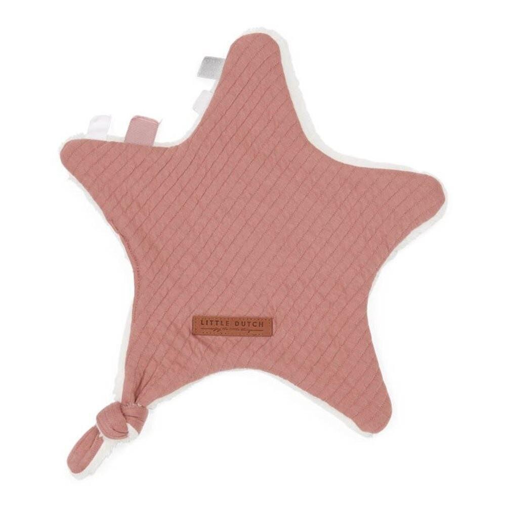 Knuffeldoek ster Pure Pink blush