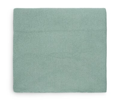 Deken Wieg 75x100cm Basic Knit Forest green