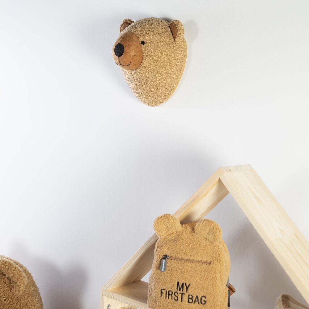 Muur decoratie teddy beer Bruin