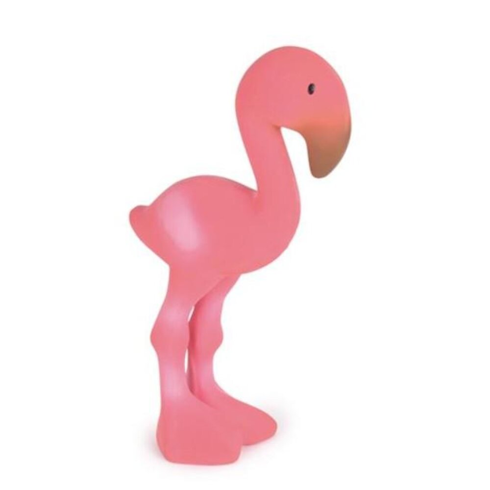 Squeaker flamingo 16cm Roze