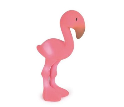 Squeaker flamingo 16cm Roze