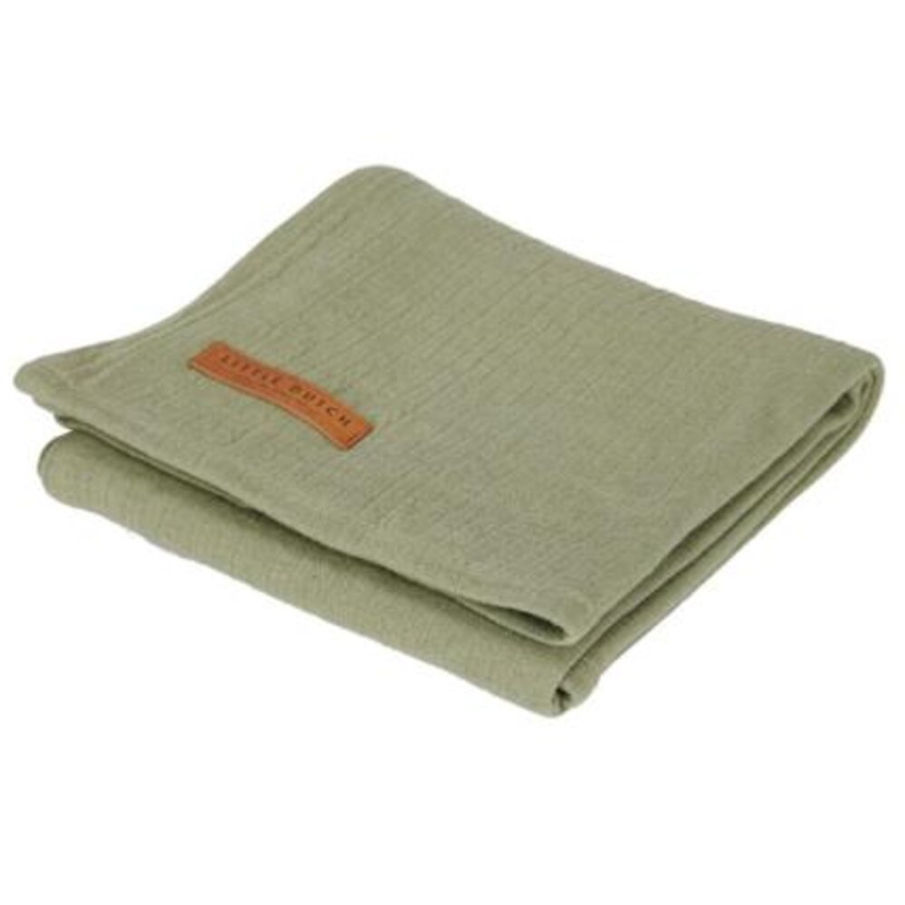 Swaddle doek 120 x 120 Pure Olive