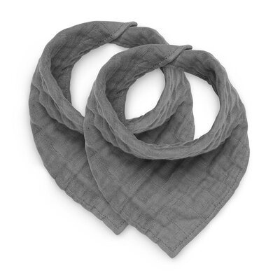 Slab Bandana Wrinkled - 2 Stuks Stone Grey