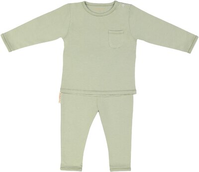 Pyjama 6-12m - cotton Olive