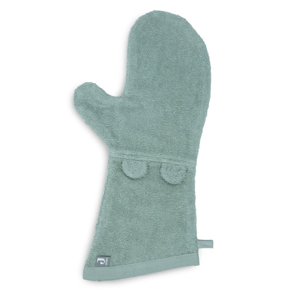 Washand badstof ears Ash Green