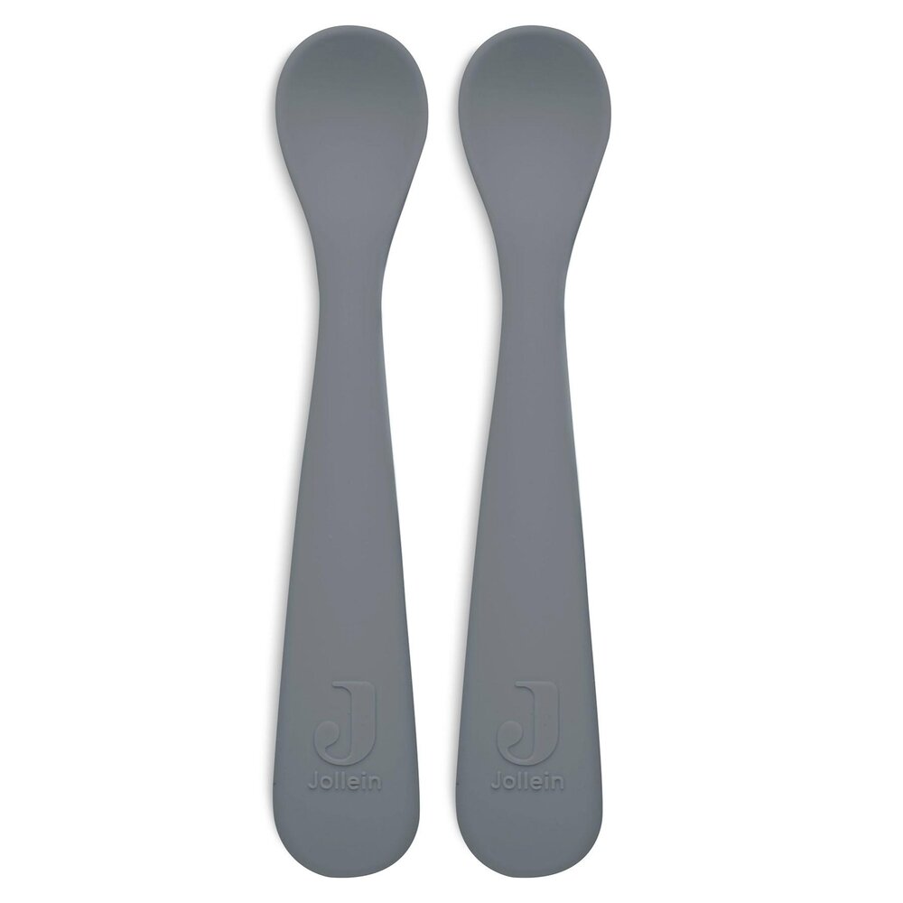 Siliconen lepeltje (2pack) Storm Grey