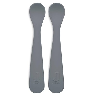 Siliconen lepeltje (2pack) Storm Grey