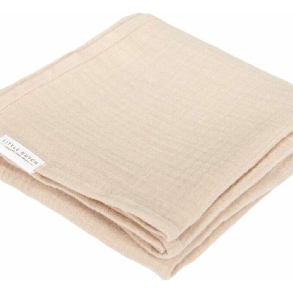 Swaddle doek hydrofiel 120 x 120 Beige