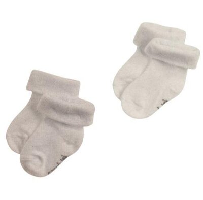 Unisex Socks 2pck Kai taupe melange