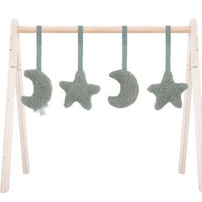 Babygym speeltjes (4pcs) Moon Ash Green