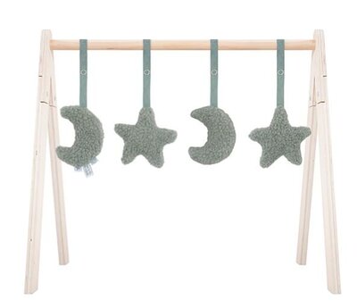 Babygym speeltjes (4pcs) Moon Ash Green