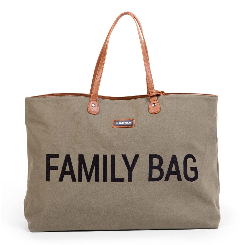 Family bag canvas Kaki