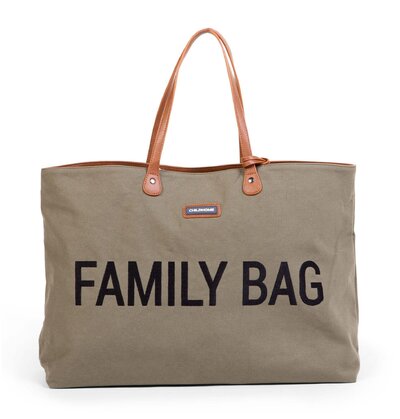 Family bag canvas Kaki