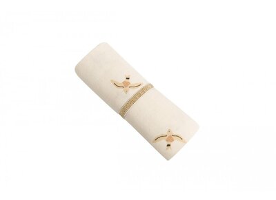 Baby love swaddle 70x70 nude haiku birds Natural