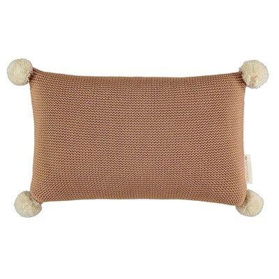 So natural knitted kussen Biscuit