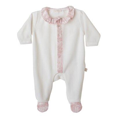 Babypakje met knoopjes vooraan - Aurora Ivory