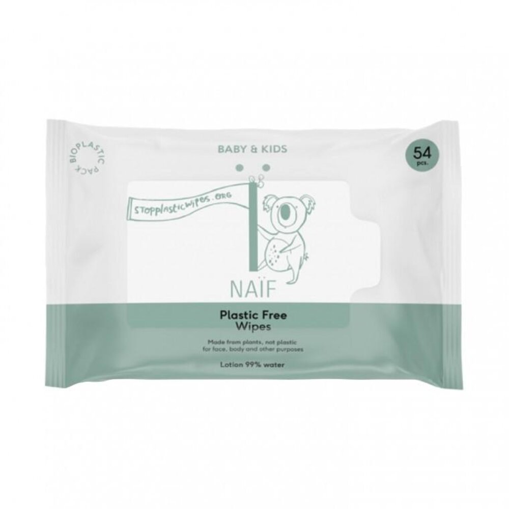 Plastic Free Baby Wipes 54 tissues