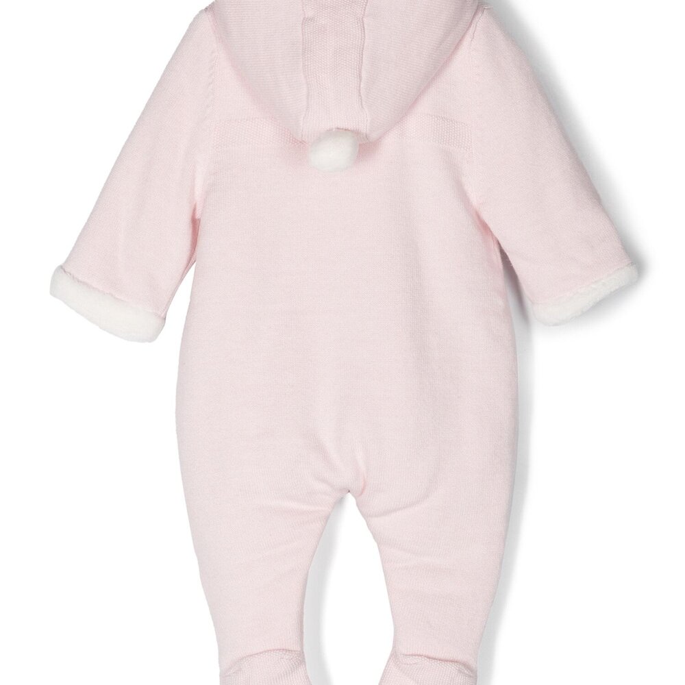 Onesie lichtroze gebreid