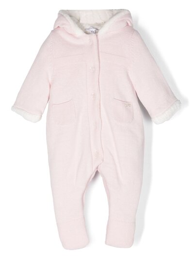 Onesie lichtroze gebreid