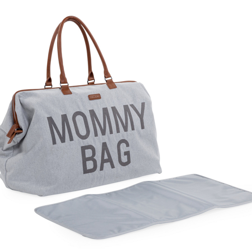 Mommy bag canvas Grijs