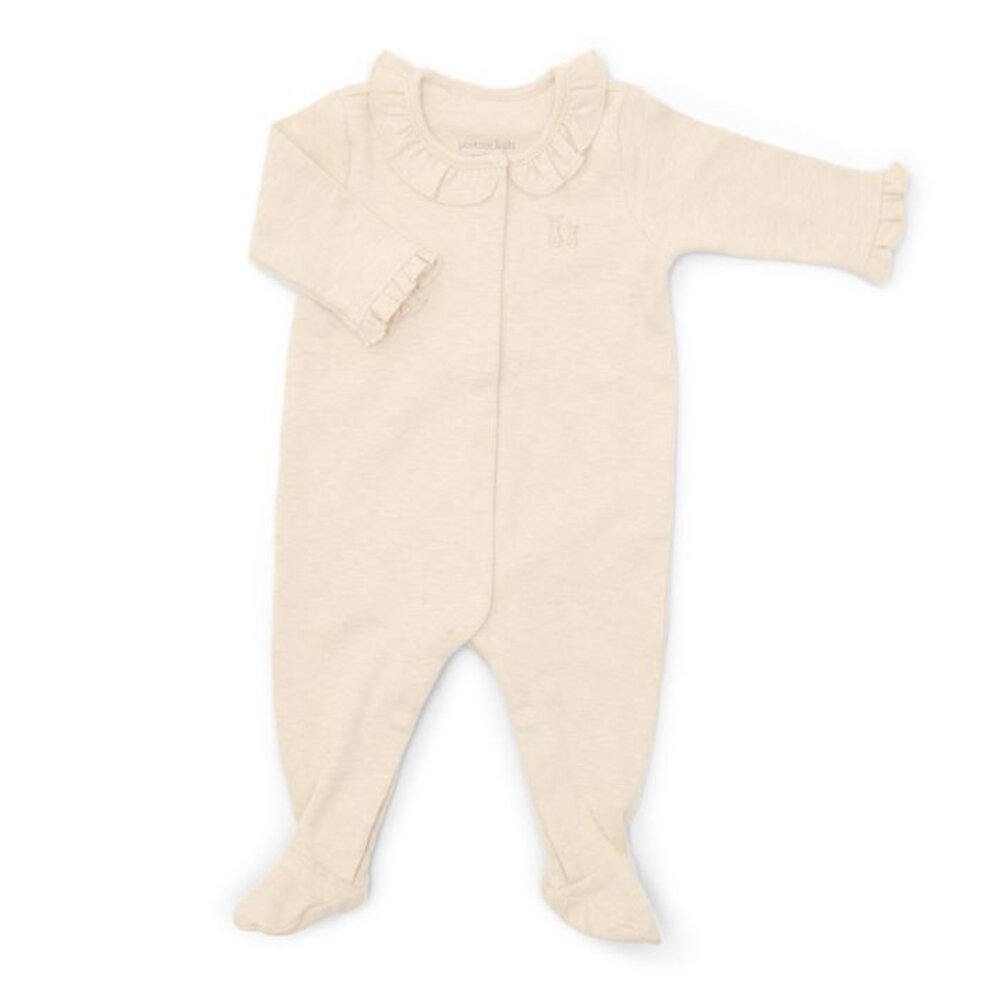 Babypakje met ruffles Sand