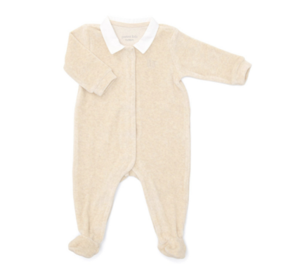 Babypakje velours Sand