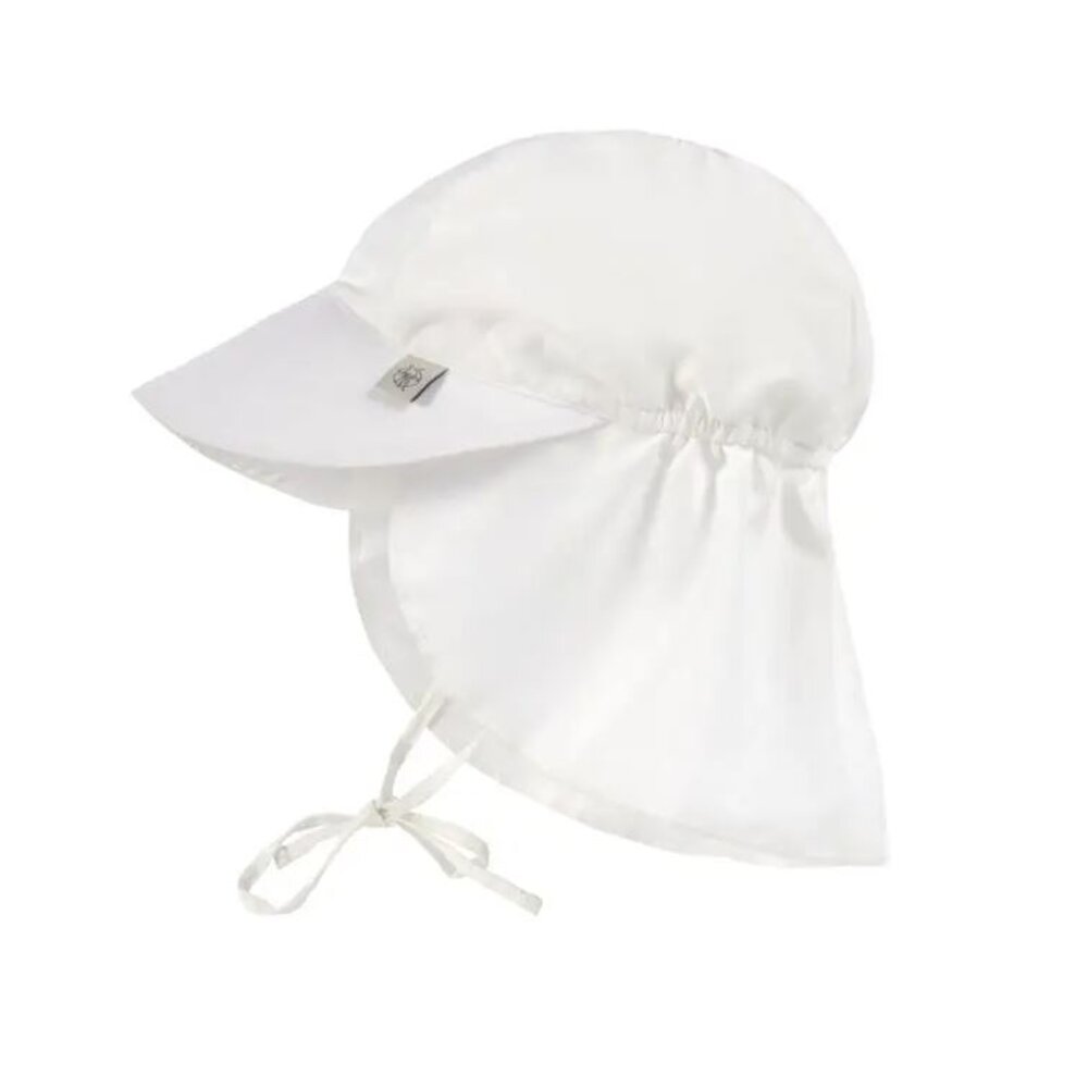 Splash & Fun Zonnehoedje Flap Hat White