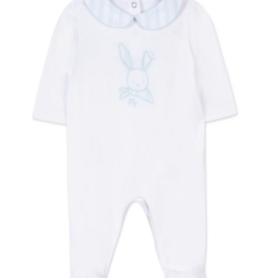 Set Babypakje + doudou in zakje bleu ciel