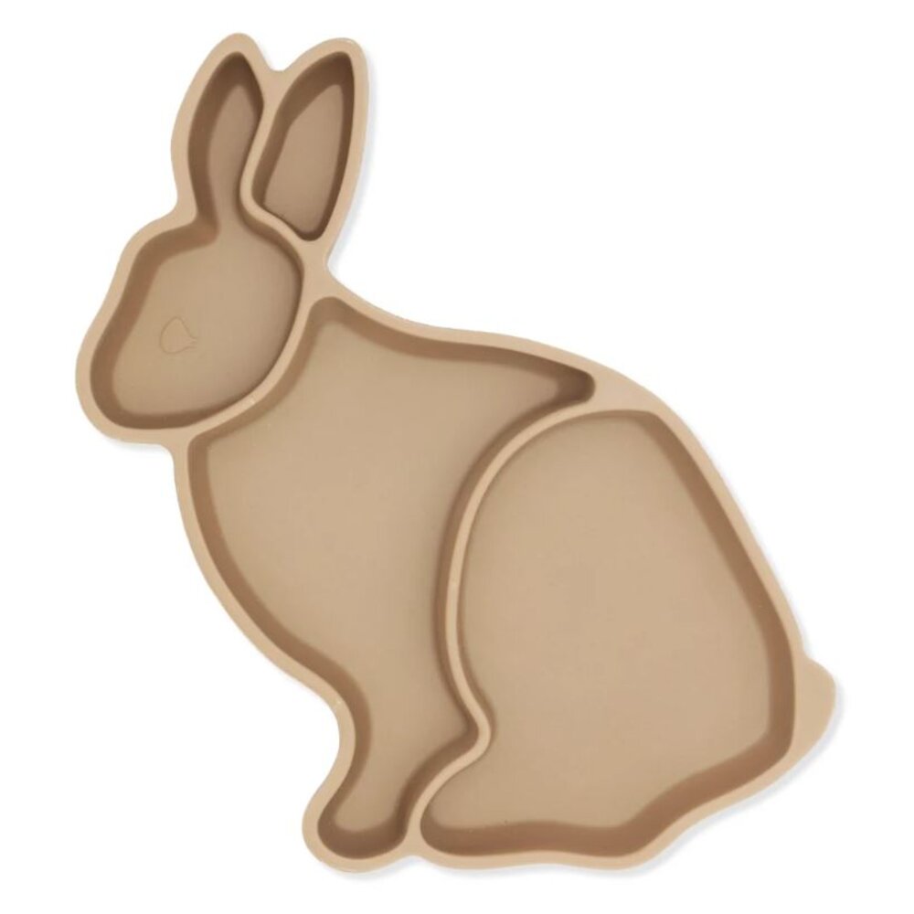 Bunny silicone bord caramel