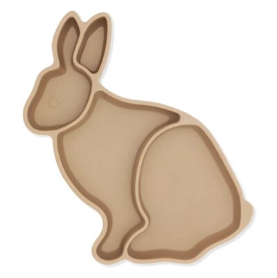 Bunny silicone bord caramel