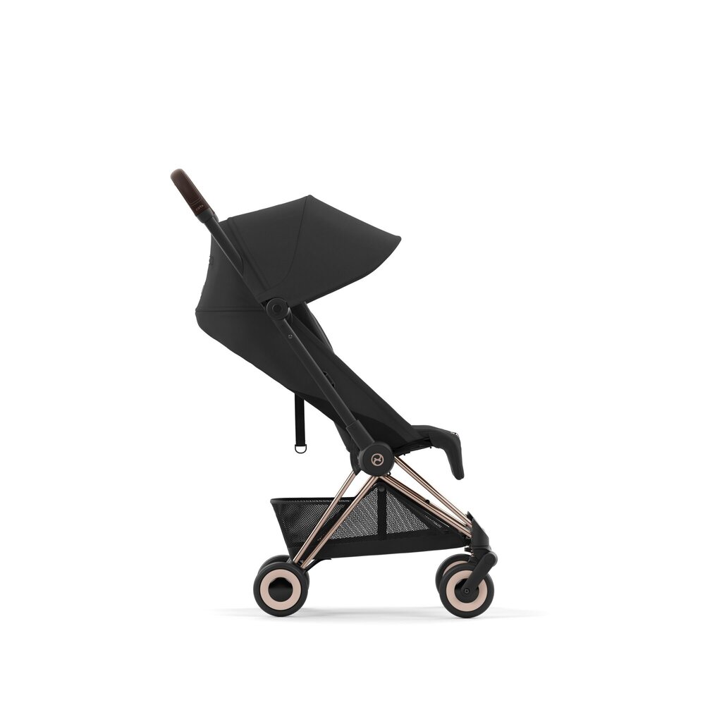 Kinderwagen Coya Rosegold Sepia Black