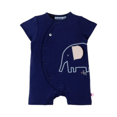 Pyjama zomer Patrouille elephants combi Blauw