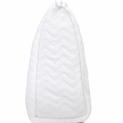 Chevron toilettas white