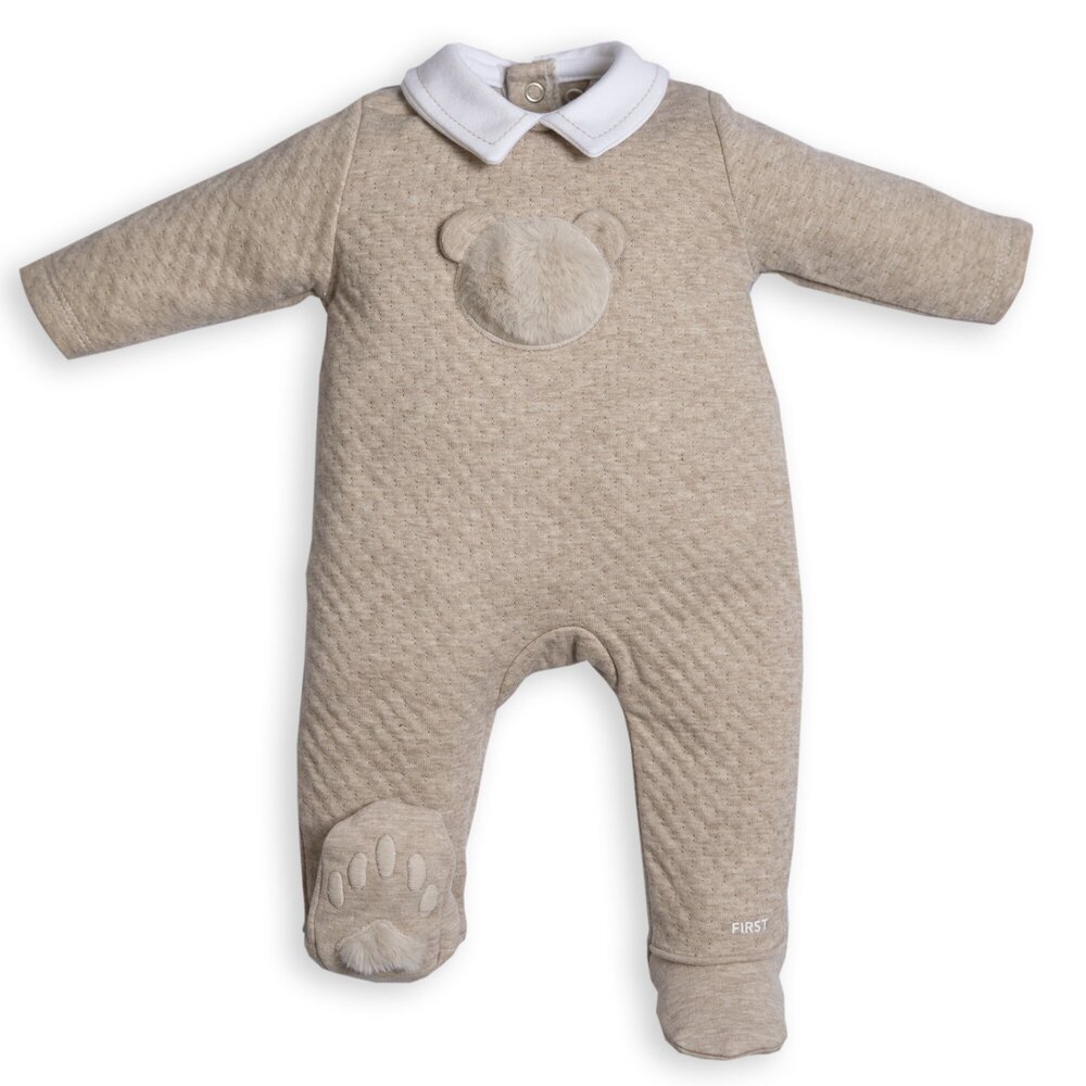 Babypakje London met teddybeer Beige