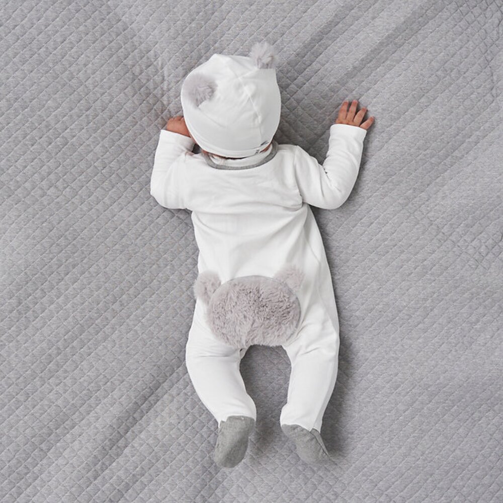 Babypakje teddy bont White/grey